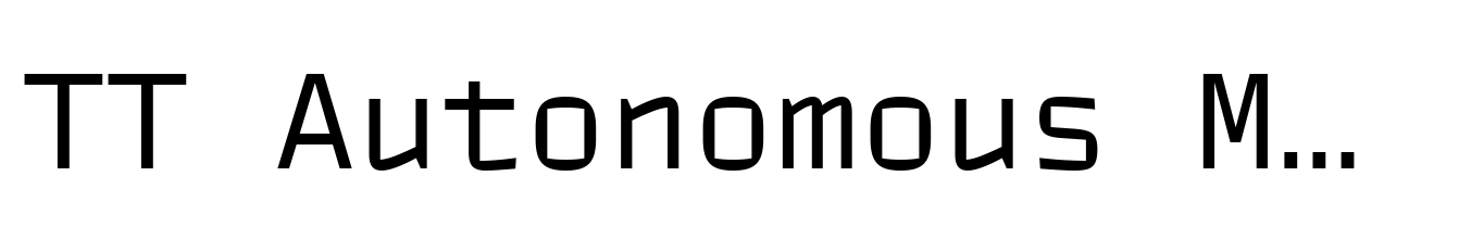 TT Autonomous Mono Regular